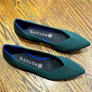 ROTHY’s “The Point” EMERALD GREEN *Retired color!